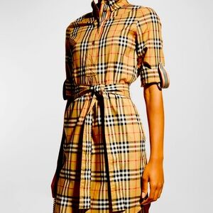 Burberry Check Giovanna short dress.  Size 10. New without tags.